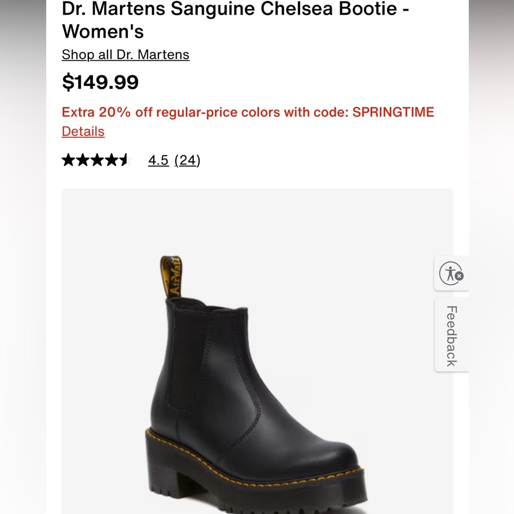 Dr.Marten sanguine Chelsea boot